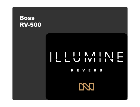 Top dimensions of ILLUMINE Reverb vs. Boss RV-500