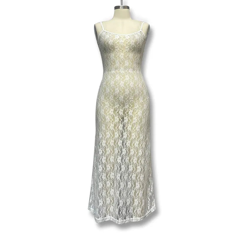 Sexy Sleeveless Lace-Up Bodycon Dress for Summer Clubwear