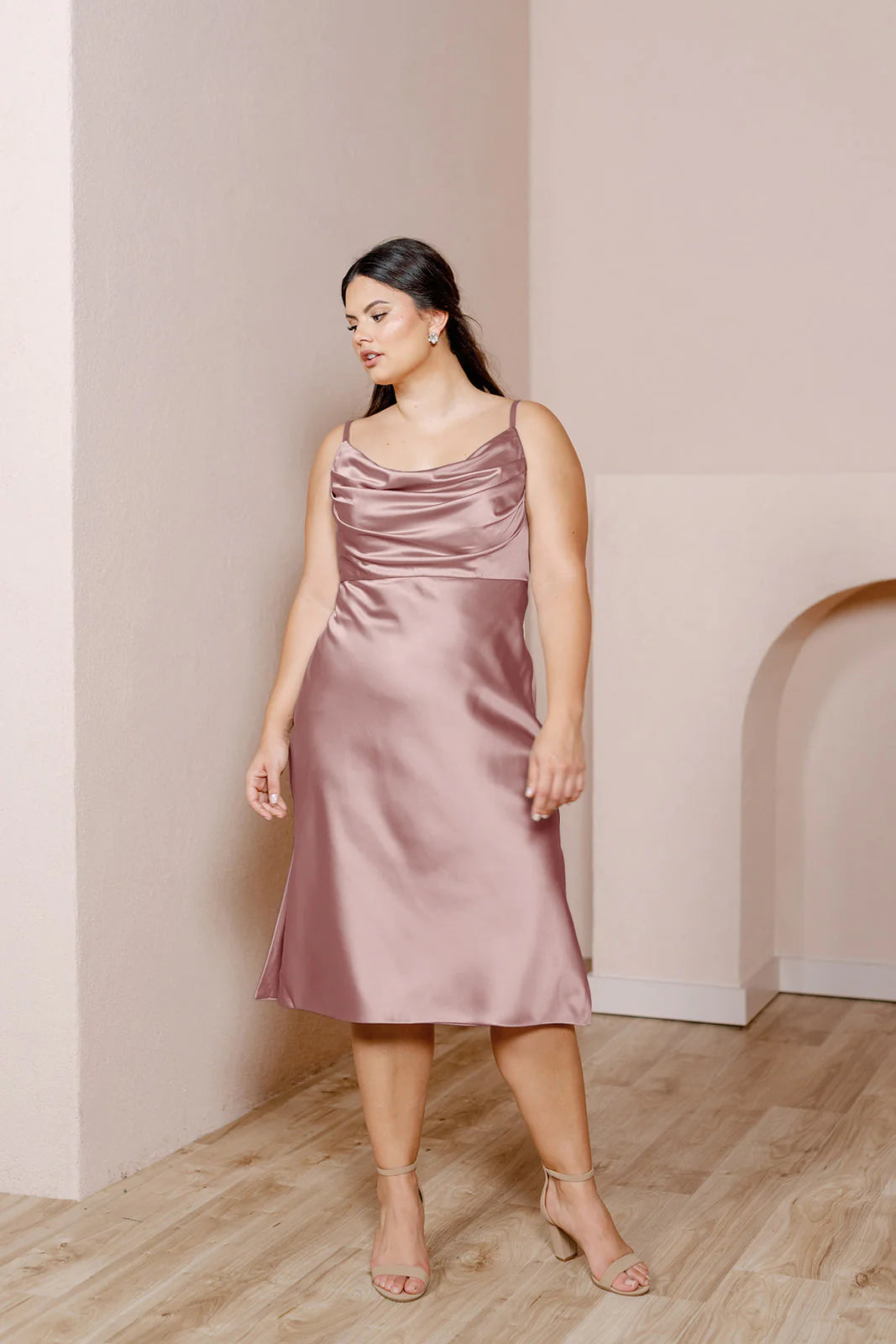 Revelry Skye Dress in Rose Quartz - 4