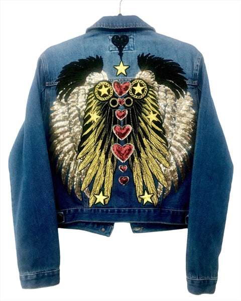 NEW Chakras Denim Jacket. | Pachamama Bohemian