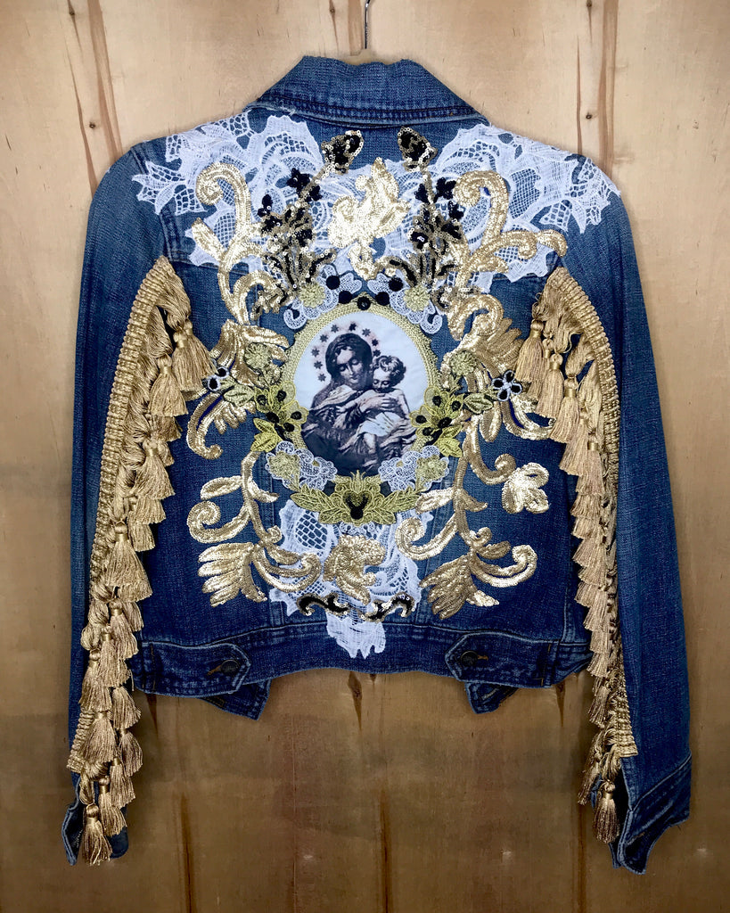 NEW Blessed Denim Jacket | Pachamama Bohemian