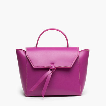 CELINE Micro Luggage Handbag in Neon Pink