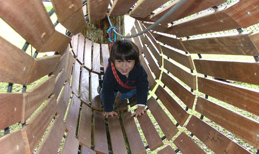 Bali with kids at the Bali Treetop Adventure Park