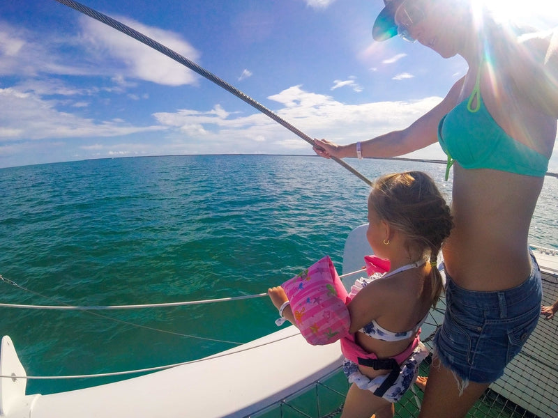 Sailing the sea from Varadero, Cuba