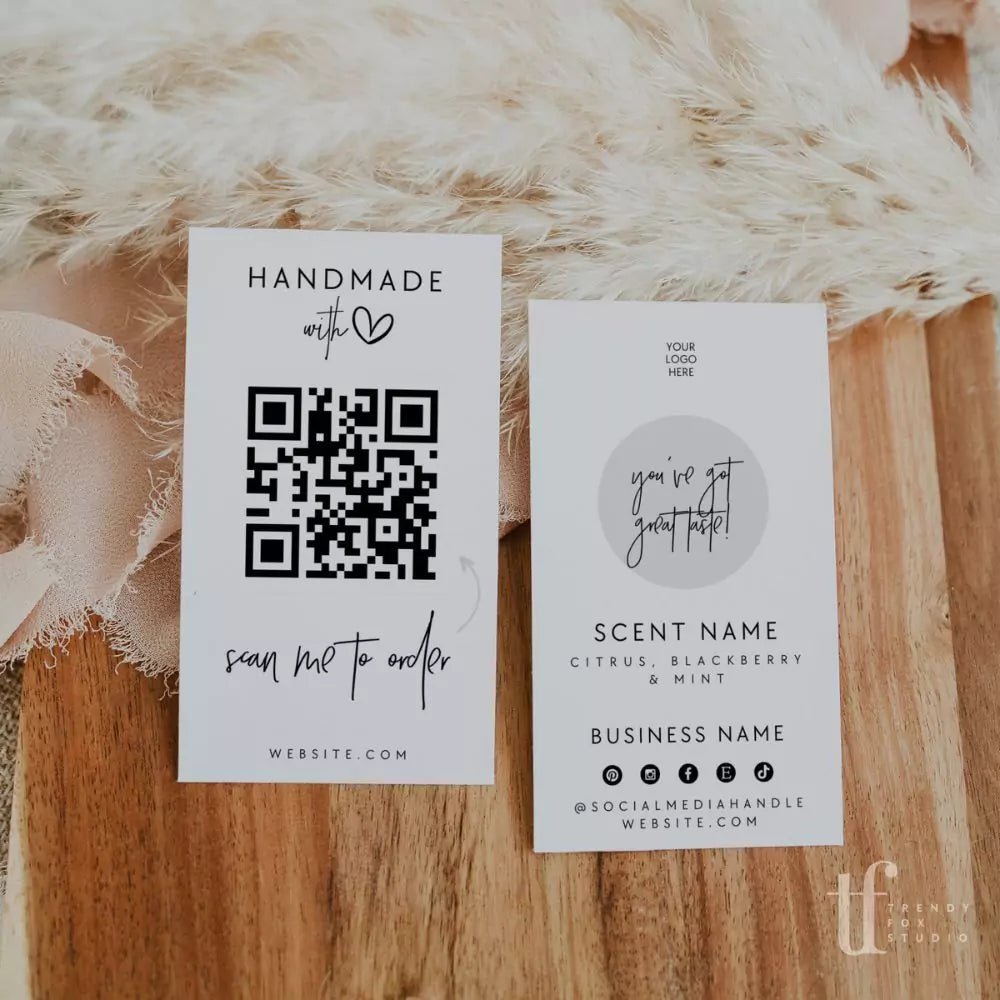 Soap Bar Wrap Label Canva Template