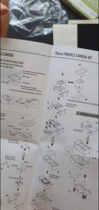 Pinhole camera building instructions