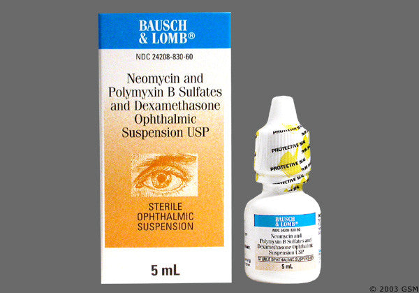 Neomycin / Polymixin B / Dexamethasone 5 mL – Dynamic Diagnostics