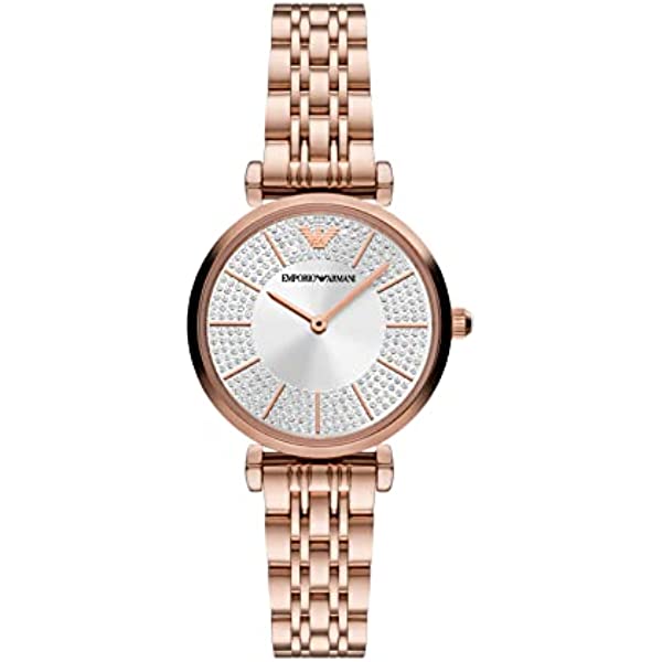 USA] Emporio Armani Women's Two-Hand Two-Tone' – nbeebee