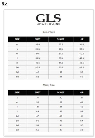 Size Charts – Bride and Jewel