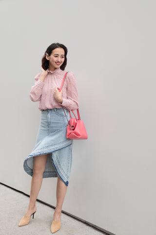 ruffle-denim-skirt