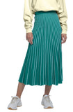 bold-green-pleated-maxi-skirt