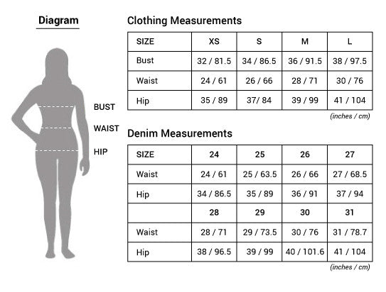 custom size chart content