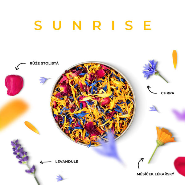 Dried Edible Flowers Sunrise for decorating cakes