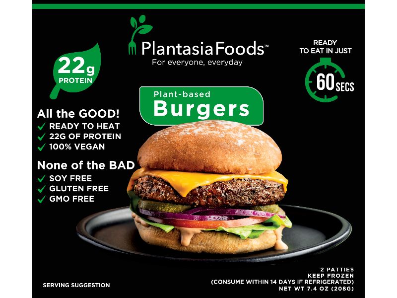 Picture of Plantasia Foods Plant-Based Burgers - 2 ct