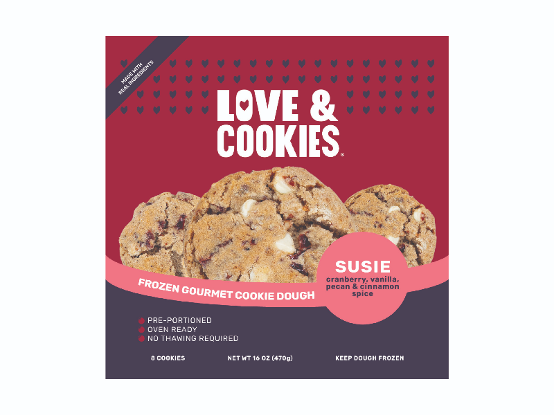 Picture of Love & Cookies Susie Cranberry Vanilla Pecan - 8 ct