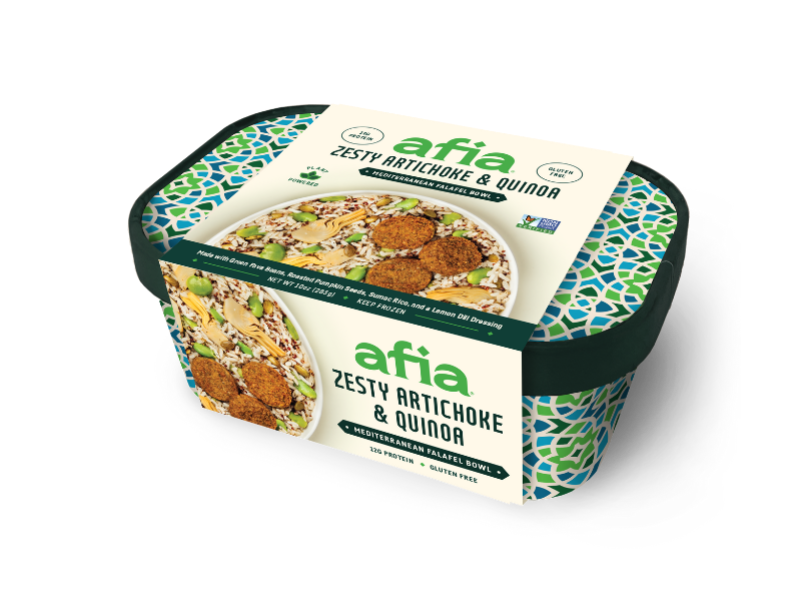 Picture of Afia Zesty Artichoke & Quinoa Mediterranean Falafel Bowl - 10 oz