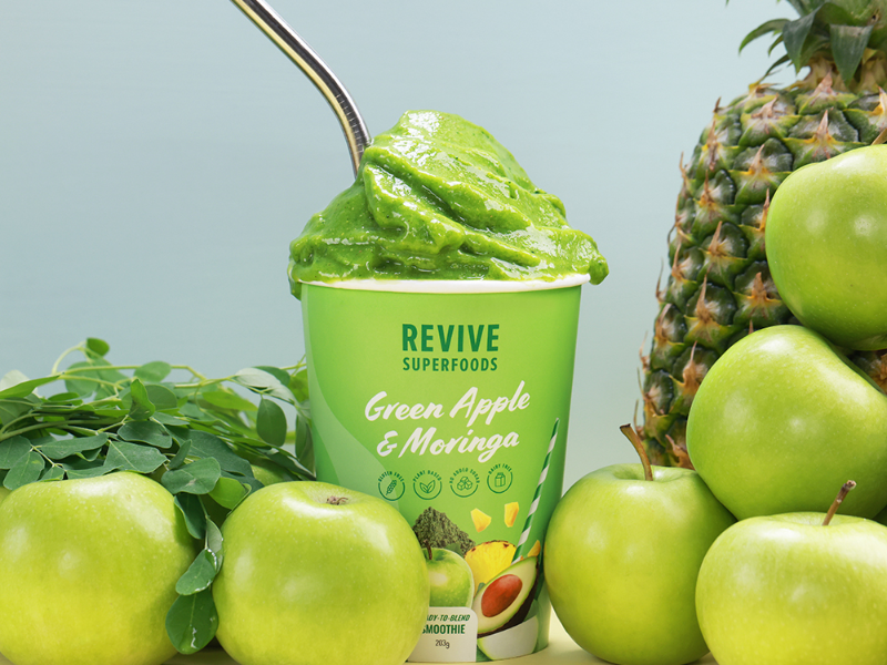 Picture of Revive Superfoods Green Apple & Moringa Smoothie - 203 g
