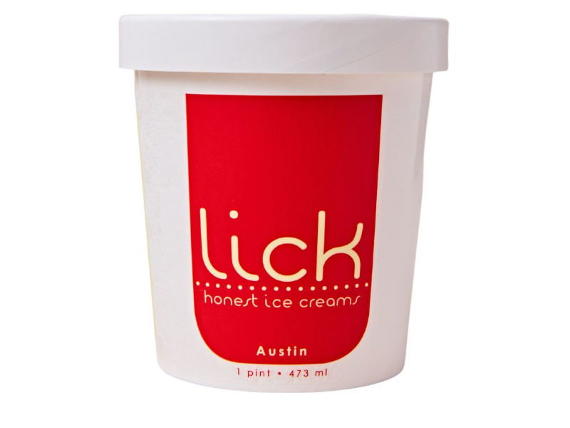 Picture of Lick Honest Ice Creams Spicy Coconut, Peanut & Strawberry Swirl - 1 pt