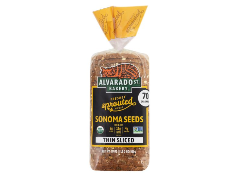 Picture of Alvarado Street Bakery Thin-Sliced Sprouted Wheat Sonoma Seeds Bread - 19 oz