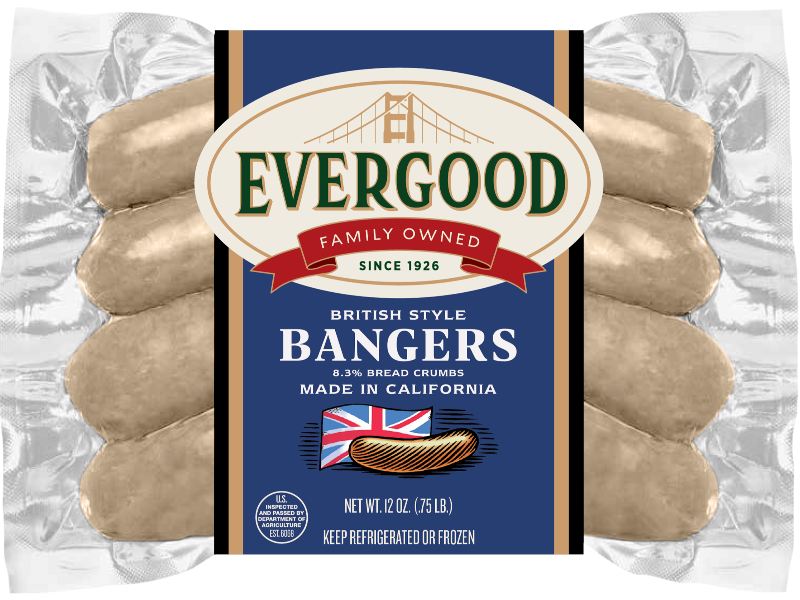 Picture of Evergood Foods British Bangers Sausage - 12 oz