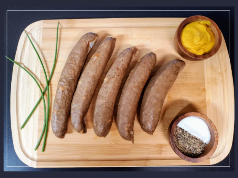 Picture of Tebben Ranches Smoked Cheddar Jalapeño Wagyu Beef Sausage - 16 oz