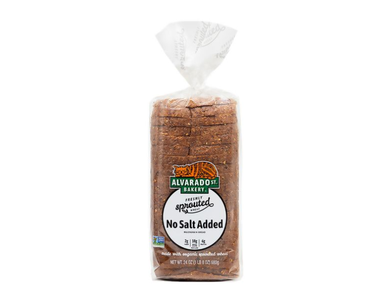 Picture of Alvarado Street Bakery Sprouted Wheat No Salt Added Bread - 24 oz