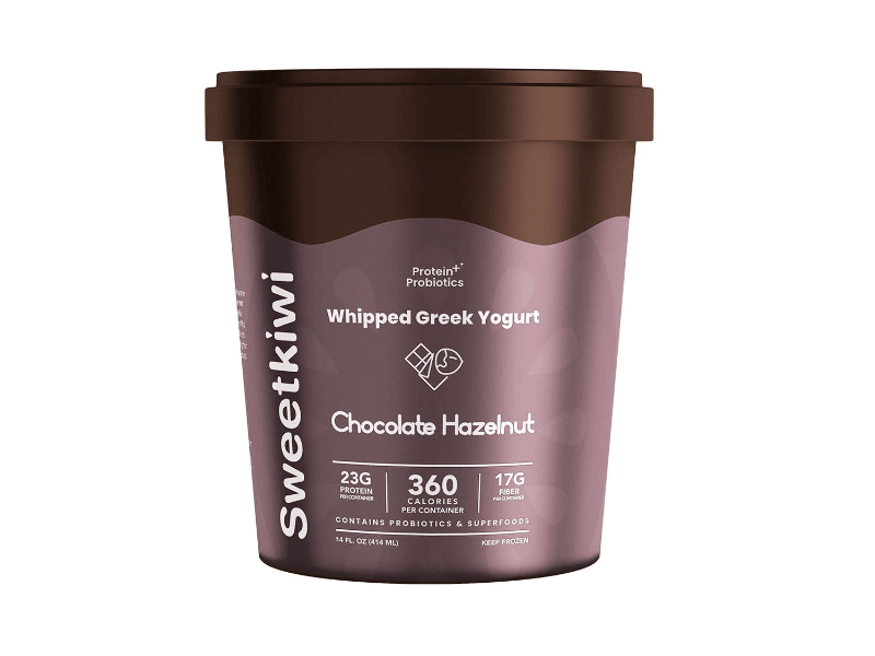 Picture of Sweetkiwi Chocolate Hazelnut Frozen Whipped Greek Yogurt 14 fl oz