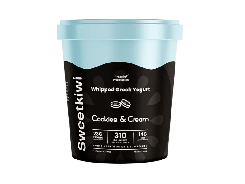 Picture of Sweetkiwi Cookies & Cream Frozen Whipped Greek Yogurt - 14 fl oz