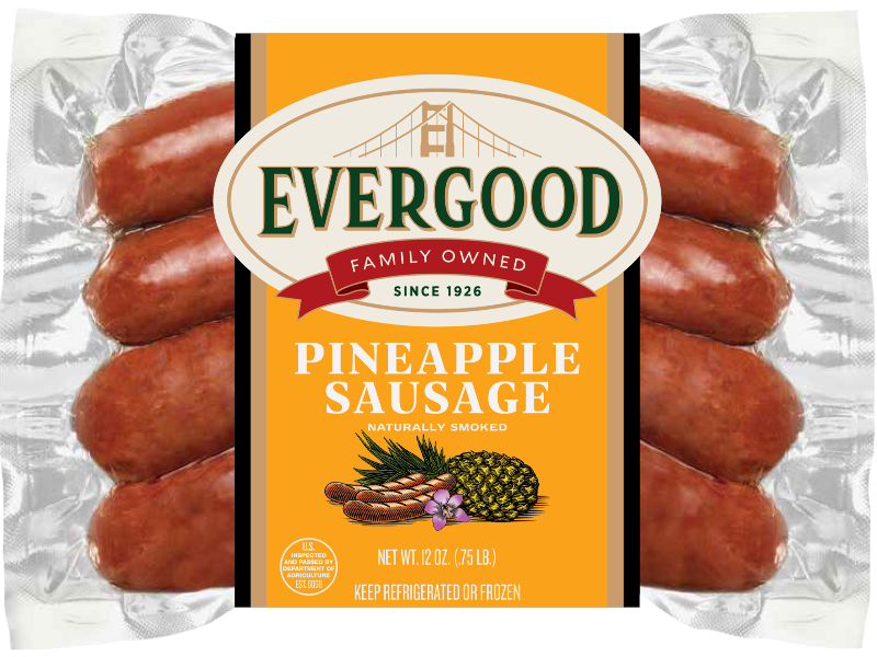 Picture of Evergood Foods Pineapple Sausage - 12 oz