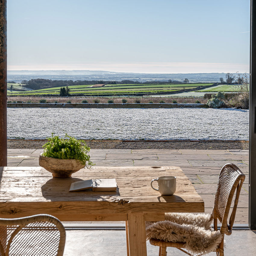 Large handcrafted salvaged dining table | 225cm x 100cm - A beautiful and rustic weathered reclaimed table