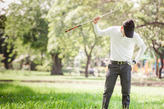 Write a blog about the How to Fix a Golf Swing that's Too Steep or Too Shallow