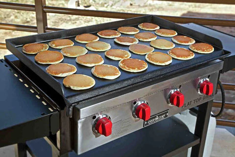 camp chef bbq in use