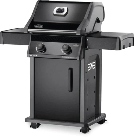 2 burner black bbq