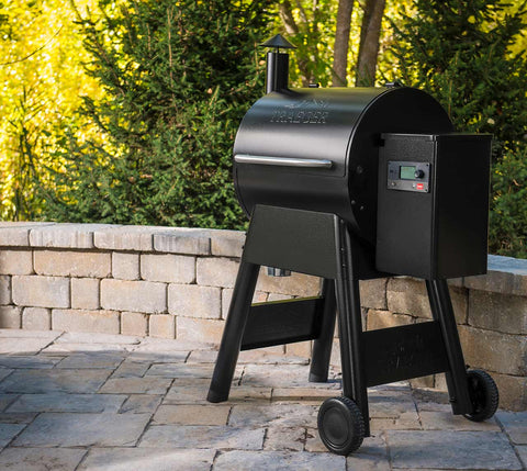 traeger pro outside in use