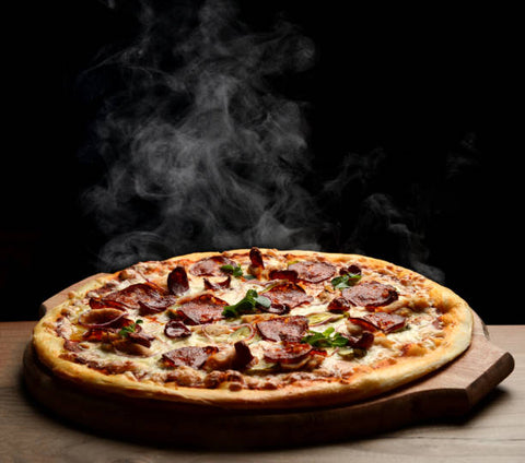 smoked pizza