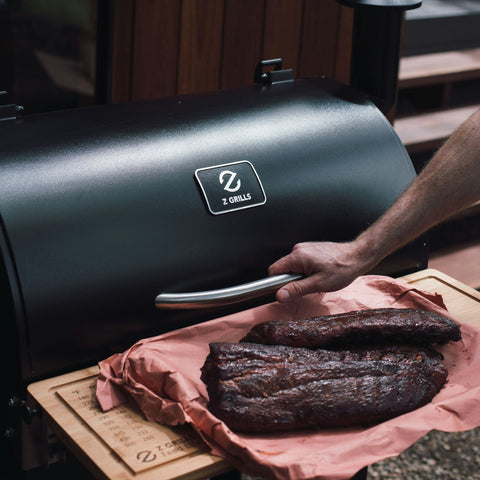 z grills smoker up close