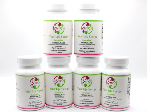 Basic Stem Cell Formulas Include SC, CE, PA, LP, KB & ARG