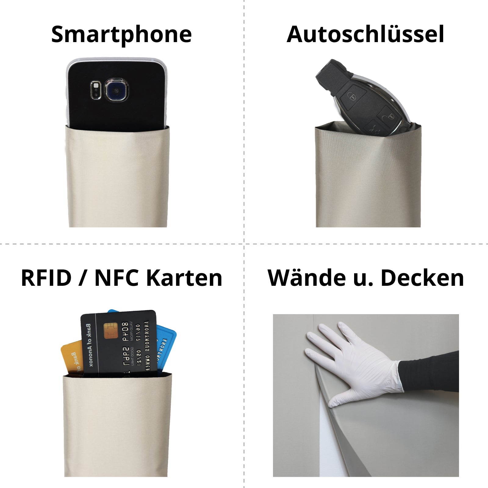 Strahlenschutz Abschirmgewebe Anti-Strahlung Decke EMF-Decke Faraday-Stoff  EMF RFID Elektrosmog Abschirmung Strahlenschutz für Leitfähige Bremsbeläge,  EMI, Internet, Handy,silver-10m : : Gewerbe, Industrie &  Wissenschaft