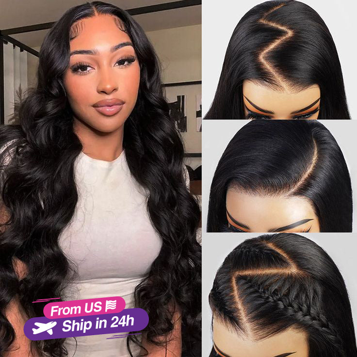 FABA Part Max 9x6 Pre-Style Body Wave Wigs Pre-Bleached Bye Bye Knots Glueless Wig Natural Hairline Wig