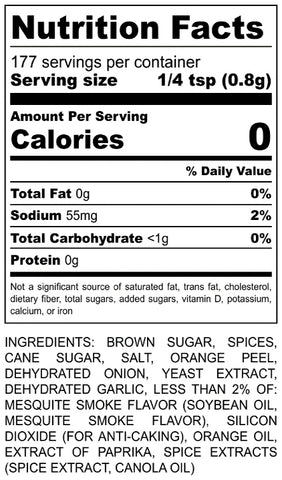 Nutrition facts