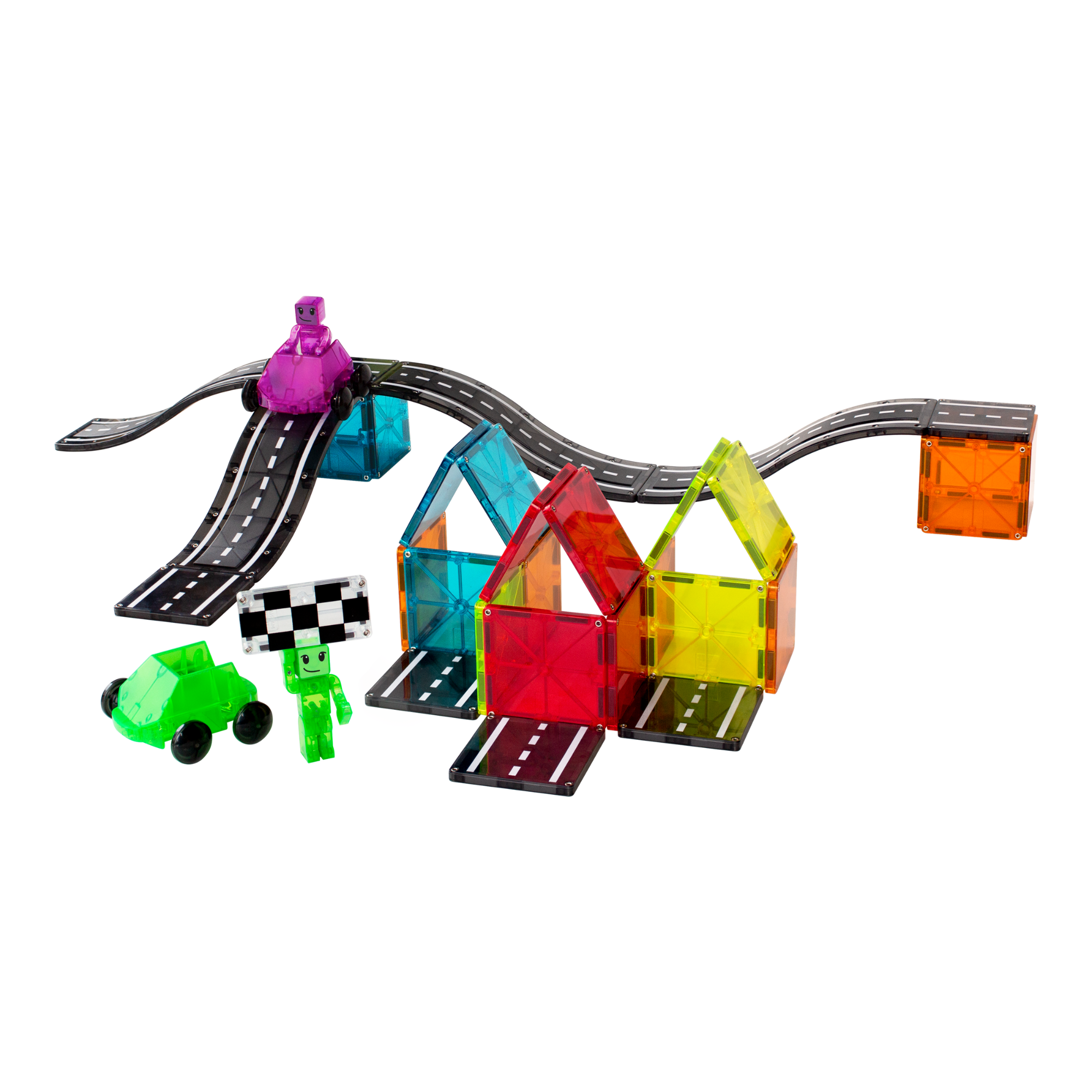 Magna-Tiles Downhill Duo 40 Piece Set - Image 3