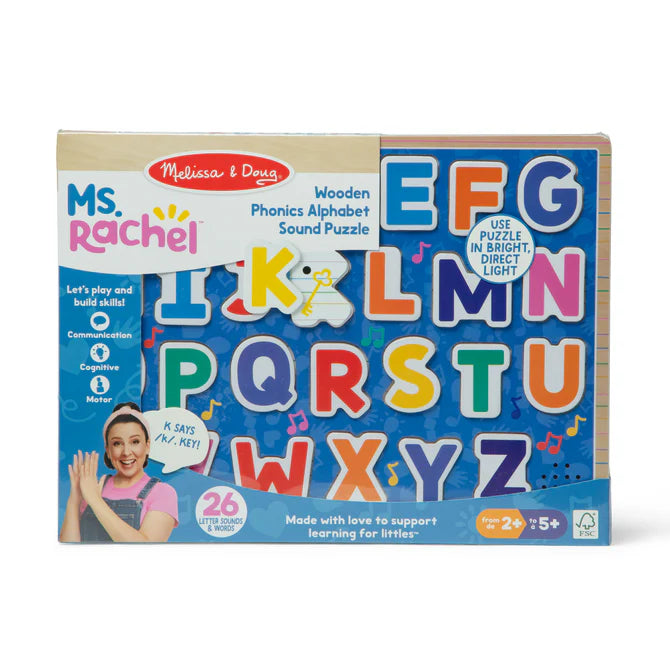 Melissa & Doug Ms. Rachel Phonics Sound Puzzle - Image 3
