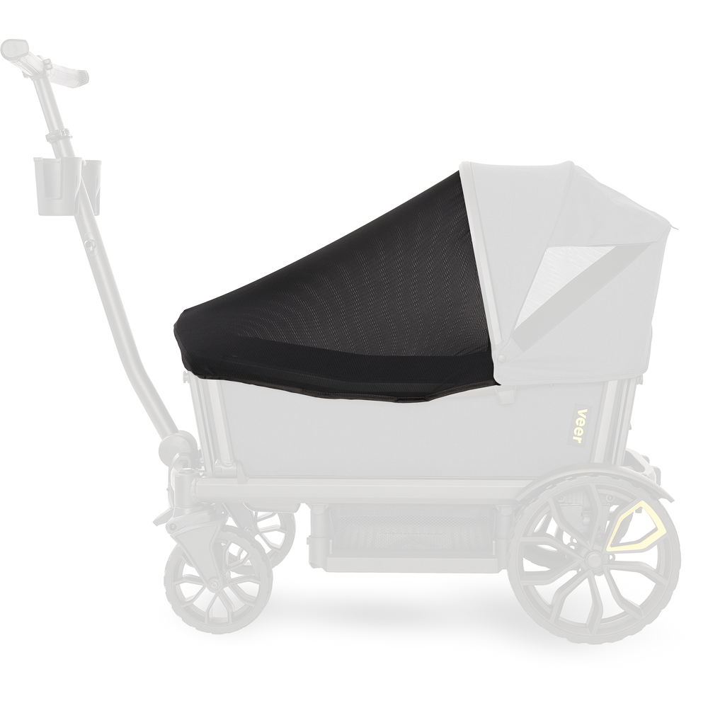 Veer Cruiser XL Retractable Canopy – Modern Natural Baby