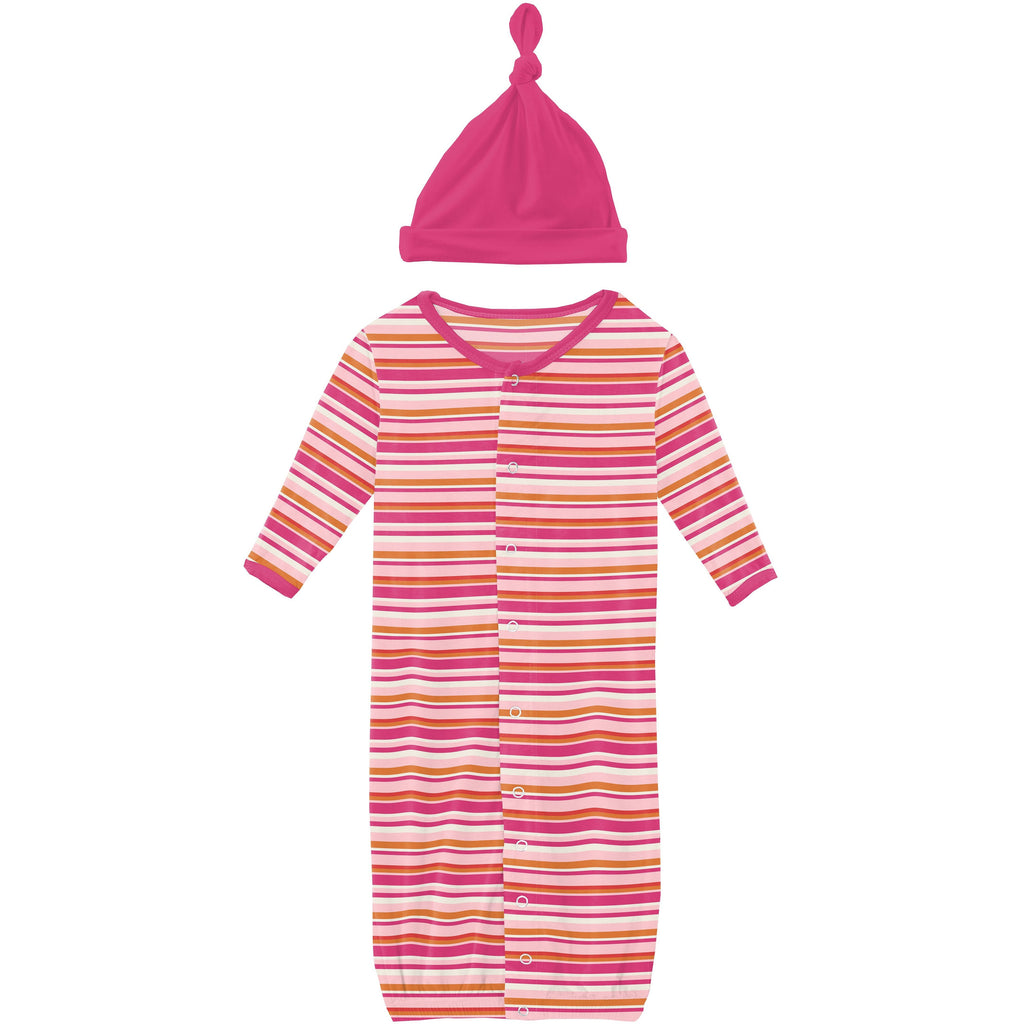 KicKee Pants Layette Gown Converter & Hat Set