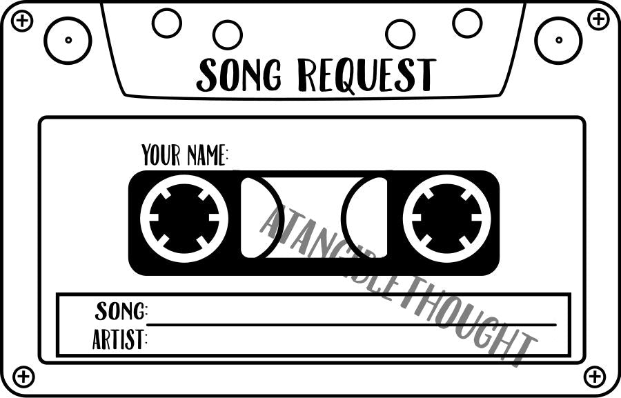 free printable karaoke song request slips template