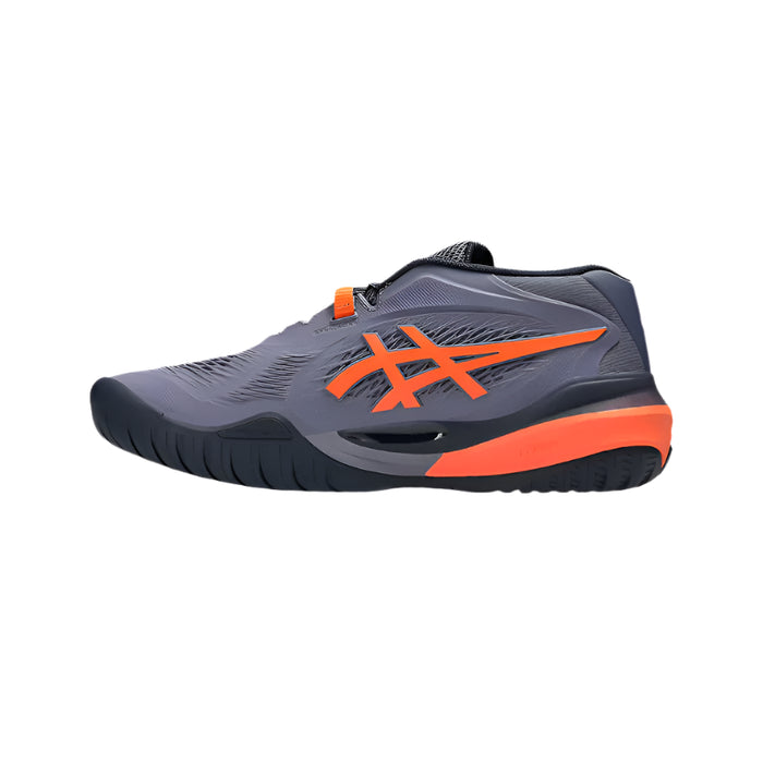 Asics Gel Resolution X Tennis Shoes (Greyish Purple/Nova Orange