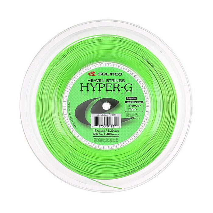 Solinco Hyper G Tennis String Reel 17-G (1.20MM, 200M) – Noah Sports