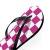 Pink & White Flip Flops