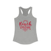 Beach Please Women's Racerback Tank Red