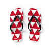 Red & White Flip Flops